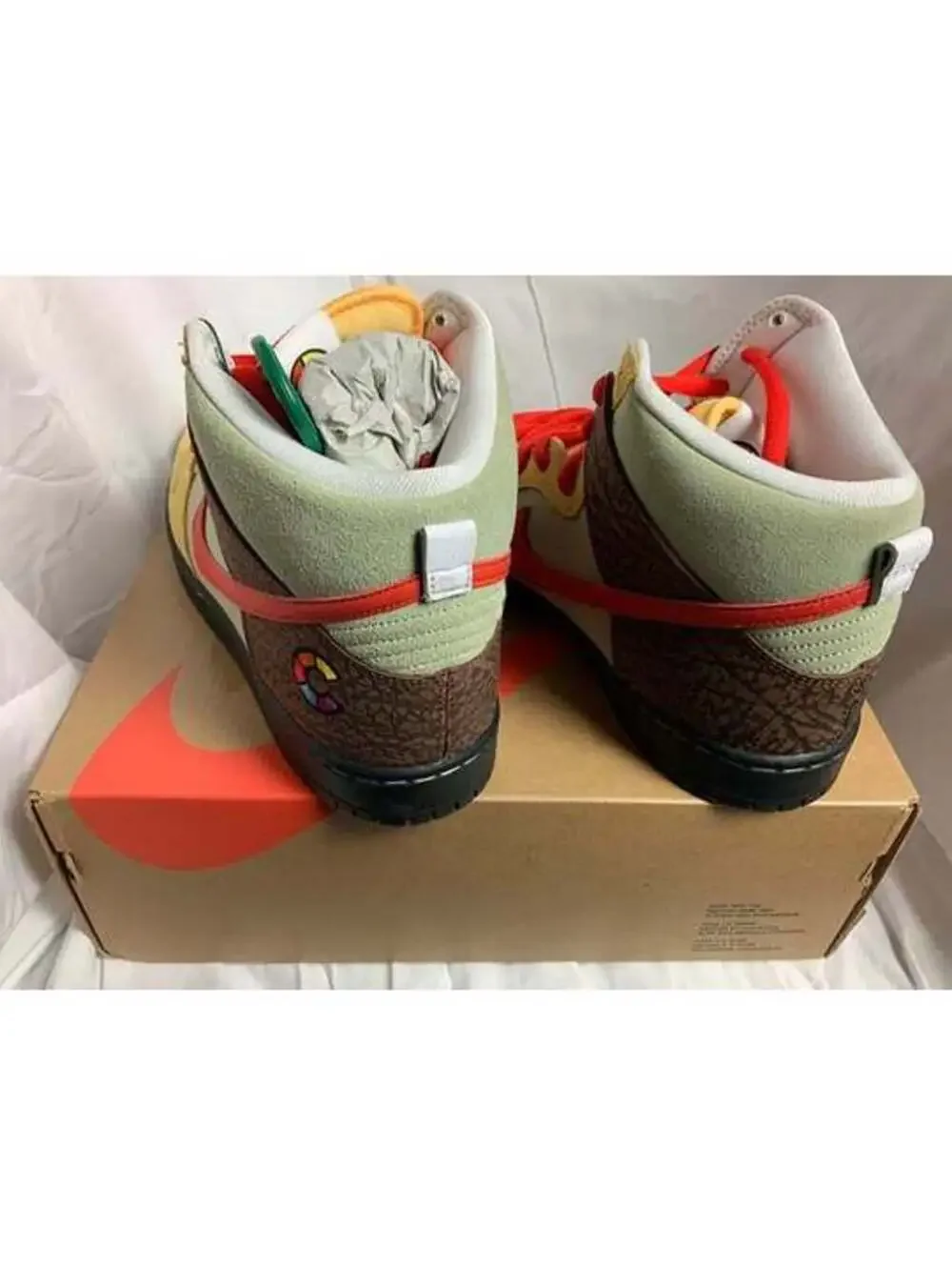 Nike SB dunk High Pro ISO “Kebab and Destroy” Size 11.5